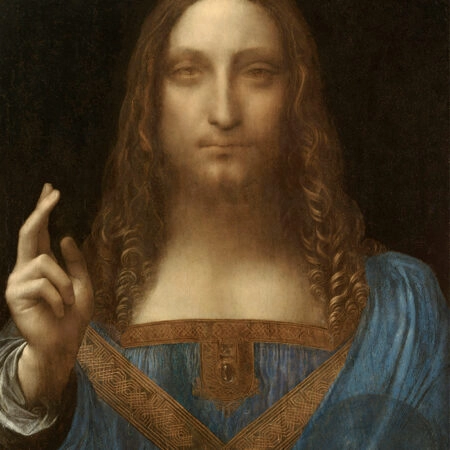 Πινακας σε καμβά LEONARDO DA VINCI - SALVATOR MUNDI - Leonardo Da Vinci Sticky 6