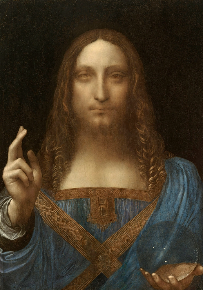 Πινακας σε καμβά LEONARDO DA VINCI - SALVATOR MUNDI