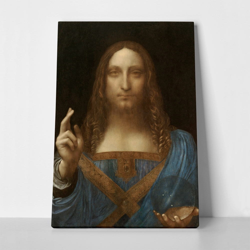 Πινακας σε καμβά LEONARDO DA VINCI - SALVATOR MUNDI