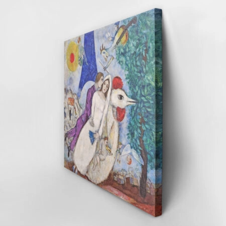 Πίνακας σε καμβά MARC CHAGALL - LES MARLES DE LA TOUR EIFFEL - Αλλοι ζωγραφοι Sticky 3