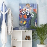 Πινακας σε καμβά MATISSE - ODALISQUE BLUE HARMONY