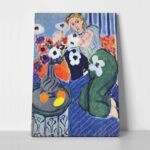 Πινακας σε καμβά MATISSE - ODALISQUE BLUE HARMONY