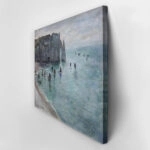 Πινακας σε καμβά MONET - FISHING BOATS LEAVING THE HARBOUR