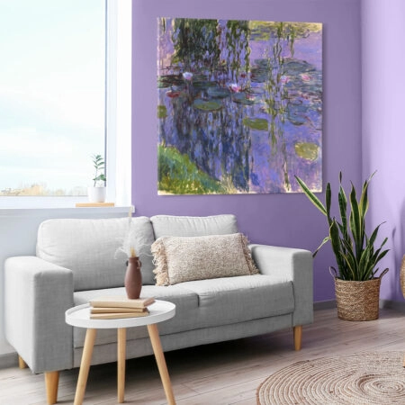 Πίνακας σε καμβά MONET - WATER LILIES 1919