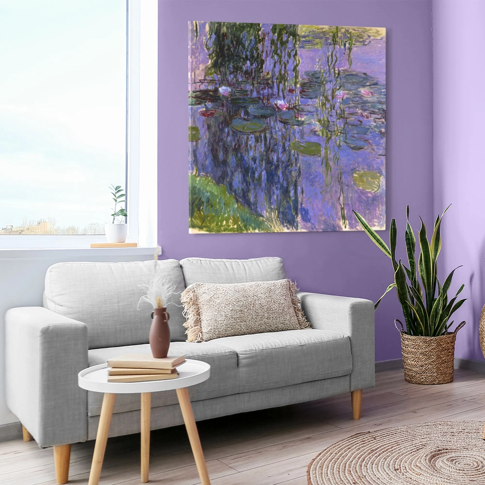 Πίνακας σε καμβά MONET - WATER LILIES 1919