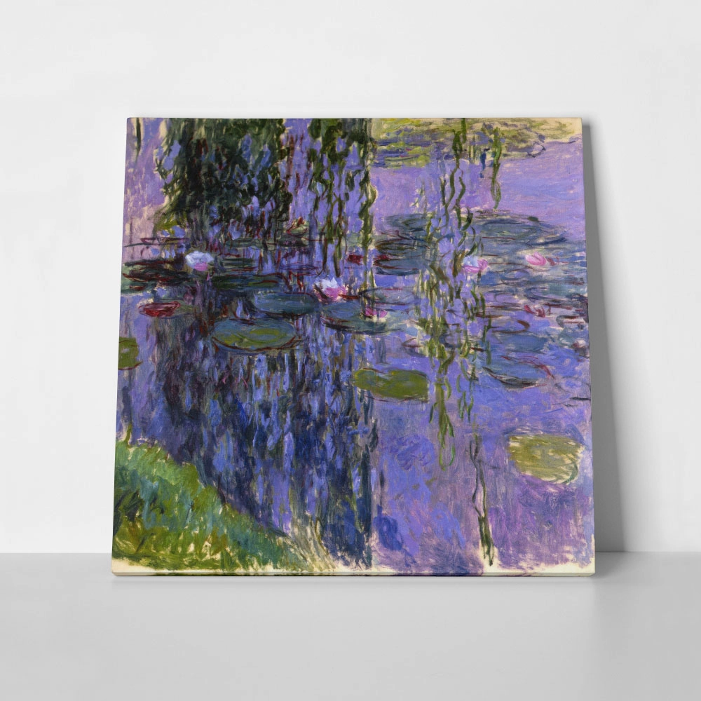 Πίνακας σε καμβά MONET - WATER LILIES 1919