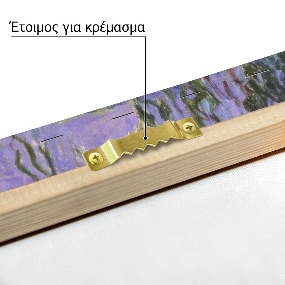 Πίνακας σε καμβά MONET - WATER LILIES 1919