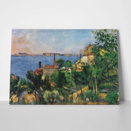 Πινακας σε καμβά PAUL CEZANNE - LA MER A L'ESTAQUE - Paul Cezanne Sticky 1