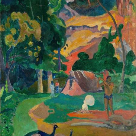 Πινακας σε καμβά PAUL GAUGUIN - LANDSCAPE WITH PEACOCKS - Paul Gauguin Sticky 6