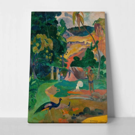 PAUL GAUGUIN – LANDSCAPE WITH PEACOCKS_A