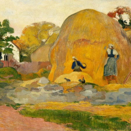 Πινακας σε καμβά PAUL GAUGUIN - LES MEULES JAUNES - Paul Gauguin Sticky 6