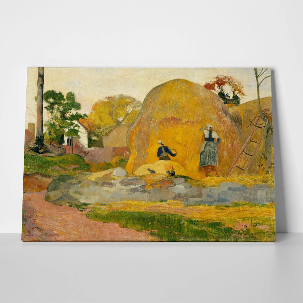 Πινακας σε καμβά PAUL GAUGUIN - LES MEULES JAUNES