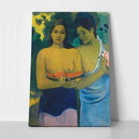 PAUL GAUGUIN – TWO TAHITIAN WOMEN_A