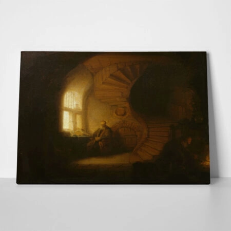 REMBRANDT – PHILOSOPHE EN MEDITATION_A