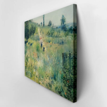 Πινακας σε καμβά RENOIR - CHEMIN MONTANT DANS LES HAUTES HERBES - Pierre Auguste Renoir Sticky 3
