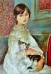 Πινακας σε καμβά RENOIR - JULIE MANET