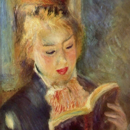 Πινακας σε καμβά RENOIR - LA LISEUSE - Pierre Auguste Renoir Sticky 6