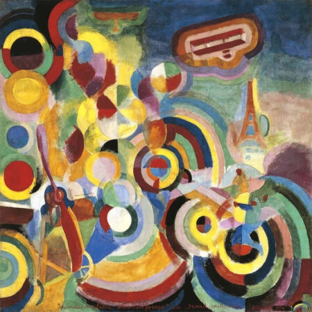 Πίνακας σε καμβά ROBERT DELAUNAY - HOMMAGE TO BLERIOT - Robert Delaunay Sticky 6