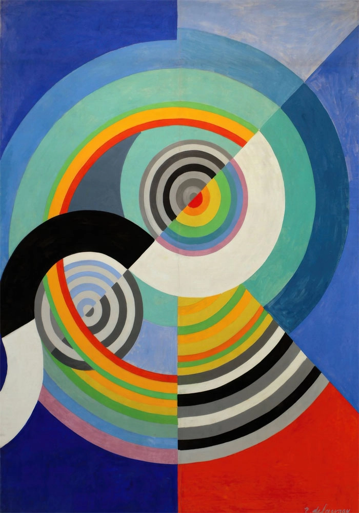 Πινακας σε καμβά ROBERT DELAUNAY - RYTHM NO3