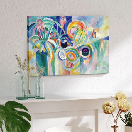 Πινακας σε καμβά ROBERT DELAUNAY - SYMPHONIE COLOUR - Robert Delaunay