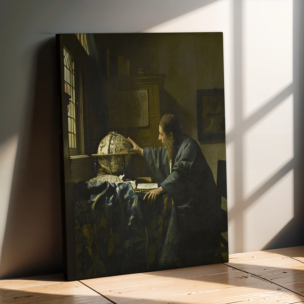 Πινακας σε καμβά VERMEER - THE ASTRONOMER