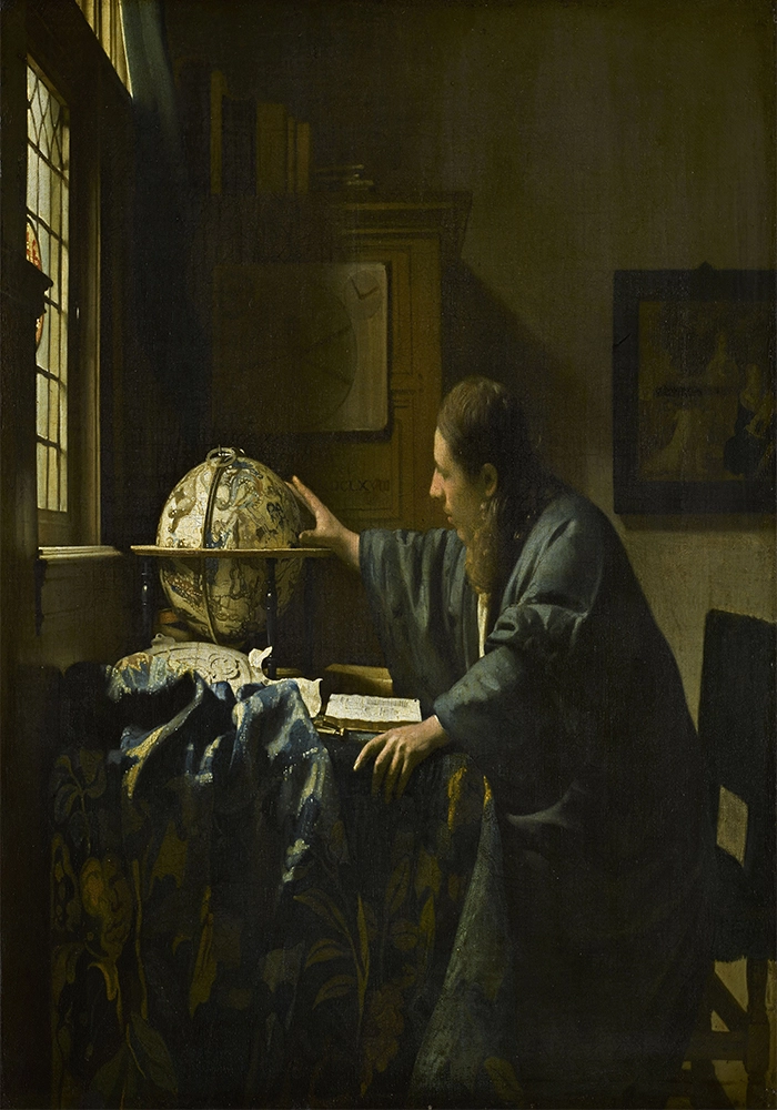 Πινακας σε καμβά VERMEER - THE ASTRONOMER