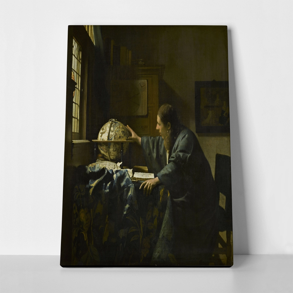 Πινακας σε καμβά VERMEER - THE ASTRONOMER