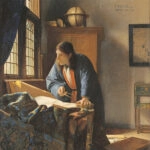 Πίνακας σε καμβά VERMEER - THE GEOGRAPHER
