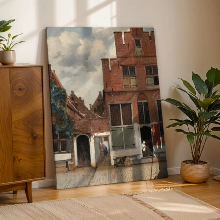 Πινακας σε καμβά VERMEER - THE LITTLE STREET
