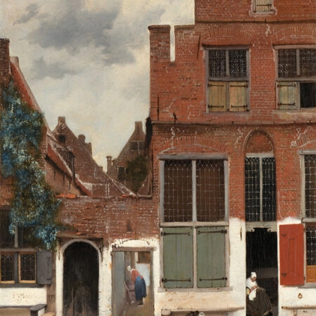 Πινακας σε καμβά VERMEER - THE LITTLE STREET - Johannes Vermeer Sticky 6