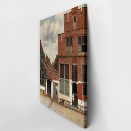 Πινακας σε καμβά VERMEER - THE LITTLE STREET - Johannes Vermeer Sticky 3