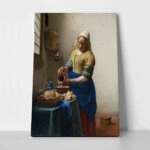 Πινακας σε καμβά VERMEER - THE MILKMAID