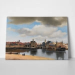 Πινακας σε καμβά VERMEER - VIEW OF DELFT