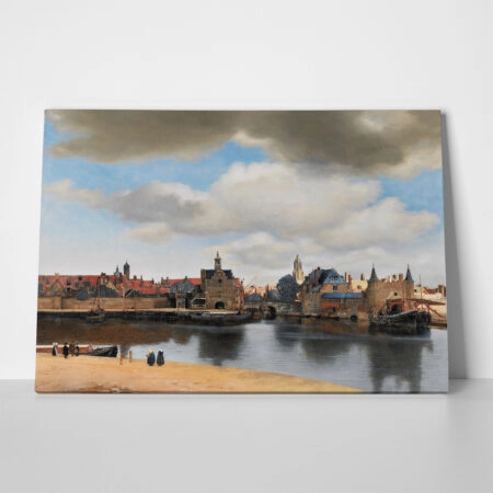 Πινακας σε καμβά VERMEER - VIEW OF DELFT - Johannes Vermeer Sticky 1