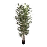 BAMBOO ΔΕΝΤΡΟ ΤΕΧΝΗΤΟ ΣΕ ΓΛΑΣΤΡΑ 210 POLYESTER ΠΡΑΣΙΝΟ PVC