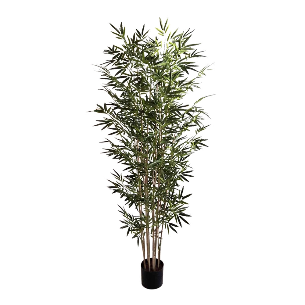 BAMBOO ΔΕΝΤΡΟ ΤΕΧΝΗΤΟ ΣΕ ΓΛΑΣΤΡΑ 210 POLYESTER ΠΡΑΣΙΝΟ PVC