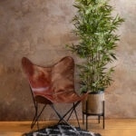 BAMBOO ΔΕΝΤΡΟ ΤΕΧΝΗΤΟ ΣΕ ΓΛΑΣΤΡΑ 210 POLYESTER ΠΡΑΣΙΝΟ PVC
