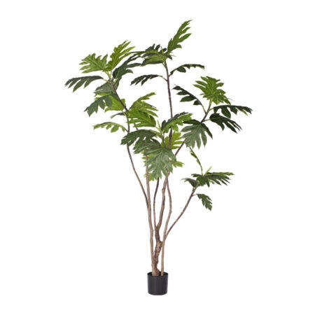 BREADFRUIT TREE ΔΕΝΤΡΟ ΤΕΧΝΗΤΟ ΣΕ ΓΛΑΣΤΡΑ 240 PE ΠΡΑΣΙΝΟ ΜΕΤΑΞΩΤΟ ΥΦΑΣΜΑ