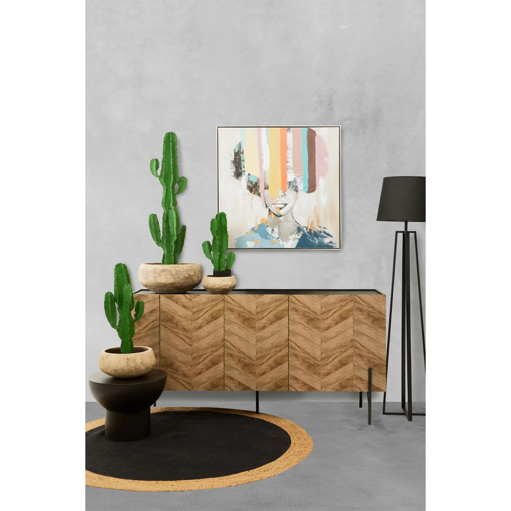 CANDELABRA CACTUS ΦΥΤΟ ΤΕΧΝΗΤΟ ΣΕ ΓΛΑΣΤΡΑ 70 PU ΠΡΑΣΙΝΟ