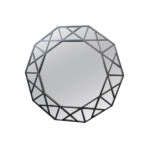 DIAMANTE ΚΑΘΡΕΠΤΗΣ ΤΟΙΧΟΥ ΜΑΥΡΟ 80x80