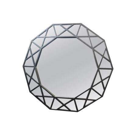 DIAMANTE ΚΑΘΡΕΠΤΗΣ ΤΟΙΧΟΥ ΜΑΥΡΟ 80x80