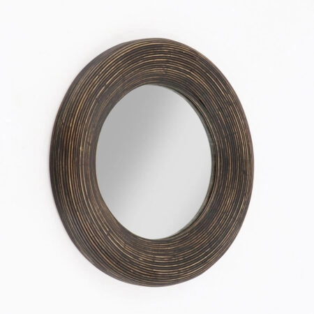 UP : DOWN ΚΑΘΡΕΠΤΗΣ ΤΟΙΧΟΥ ΜΑΥΡΟ ANTIQUE 77x6x77 - Καθρέπτες Sticky 1