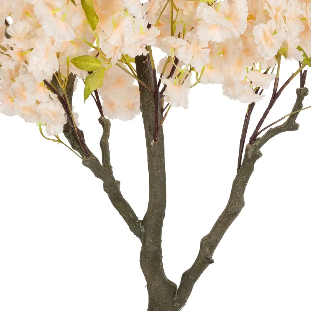 SALMON CHERRY BLOSSOM TREE 20680 Τεχνητό Διακοσμητικό Δέντρο Απαλό Ροζ Άνθος Κερασιάς Υ200cm