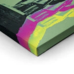 Σετ Τριπτυχος Πινακας σε καμβά ABSTRACT BLACK AND GREEN