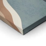 Σετ Δίπτυχος Πινακας σε καμβά ABSTRACT SEA VIEW