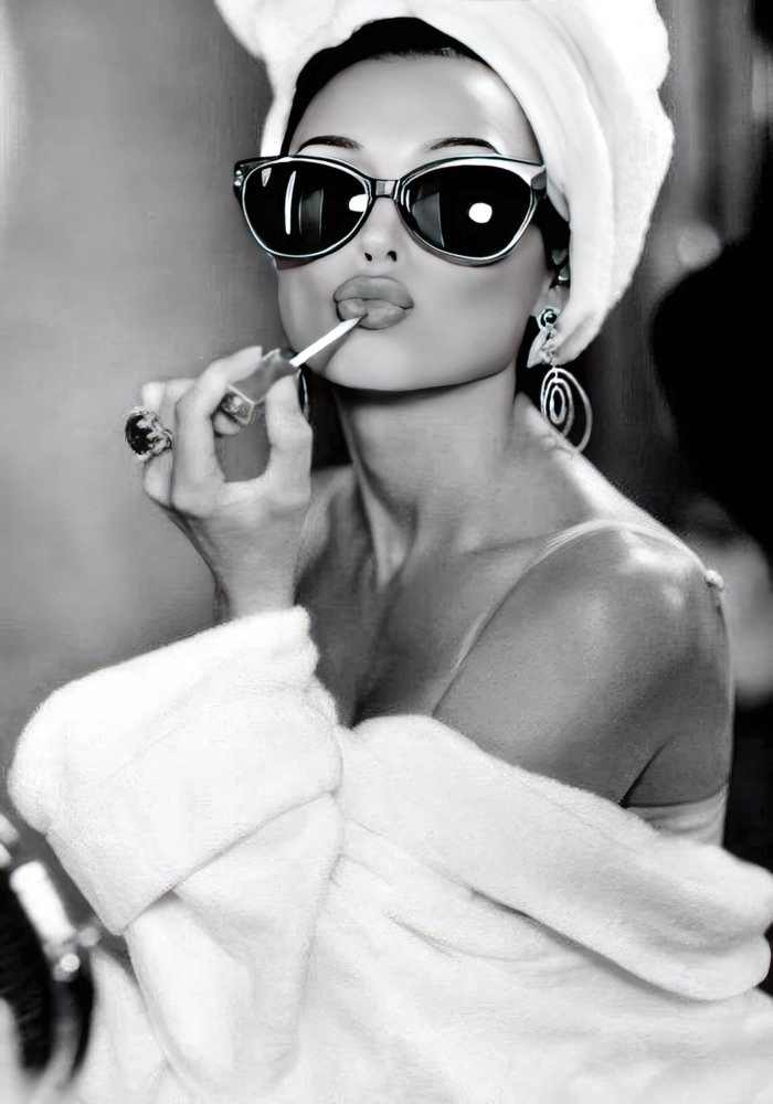 Πόστερ AUDREY HEPBURN LIPSTICK