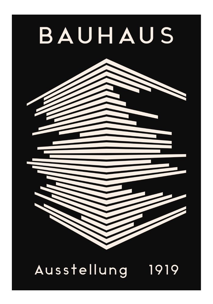Πόστερ BAUHAUS AUSSTELLUNG 1919