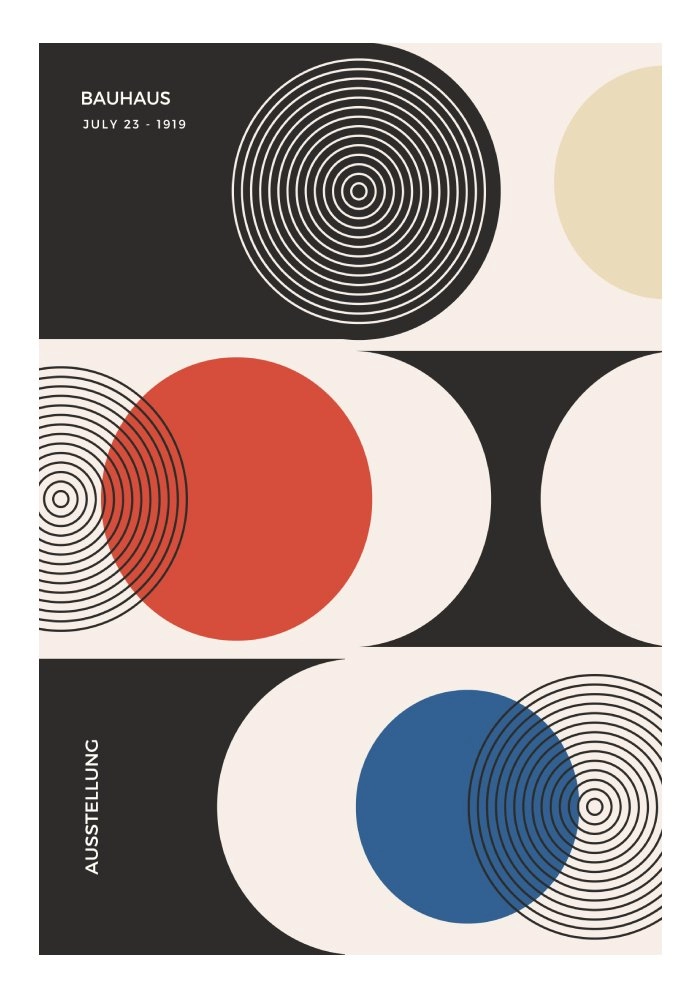 Πόστερ BAUHAUS CIRCLES