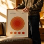 Πόστερ BAUHAUS ORANGE CIRCLES