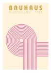 Πόστερ BAUHAUS PINK CIRCLE